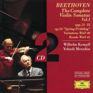 BEETHOVEN-THE COMPLETE VIOLIN SONATAS VOL. 1 (Yehudi Menuhin, Wilhelm Kempff) (2CD)
