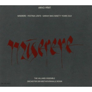 ARVO PÄRT-MISERERE (1991) (CD)