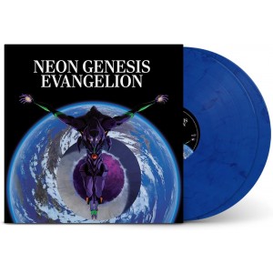 Shiro Sagisu - Neon Genesis Evangelion (OST) (1995) (2x Blue & Black Marbled Vinyl)
