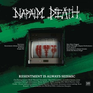 NAPALM DEATH-RESENTMENT IS ALWAYS SEISMIC - A FINAL THROW PF THROES (2022) (CD)