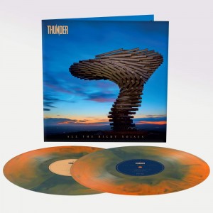 Thunder - All The Right Noises (2021) (Deluxe) (2x Orange & Blue Galaxy Vinyl)