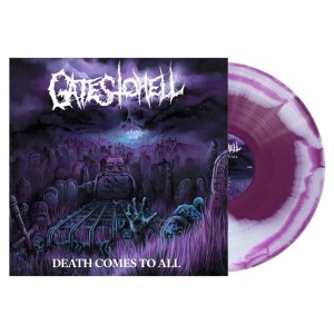 Gates to Hell - Death Comes To All (2025) (Purple/White Swirl Vinyl)