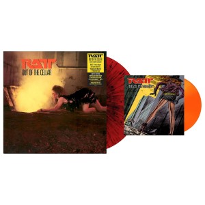 Ratt - Out of The Cellar (1984) (Red & Black Splatter Vinyl + Orange 7-inch)