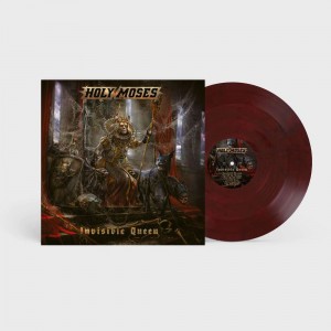 HOLY MOSES-INVISIBLE QUEEN  (RED-TRANSPARENT VINYL)
