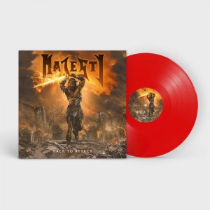 MAJESTY-BACK TO ATTACK (RED VINYL)