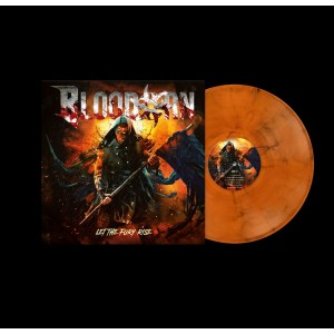 BLOODORN-LET THE FURY RISE (ORANGE/BLACK MARBLED VINYL)