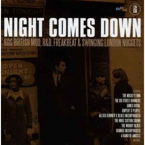 Various Artists - Night Comes Down: 60s British Mod, R&B, Freakbeat & Swinging London Nuggets (3CD)