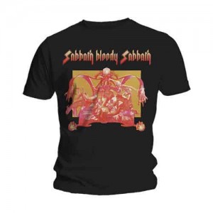 Black Sabbath Unisex T-Shirt: Sabbath Bloody Sabbath (Black) (Small)