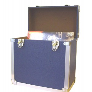 50 LP Record Storage Carry Case Navy