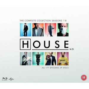 House: The Complete Seasons 1-8 (39x Blu-ray)