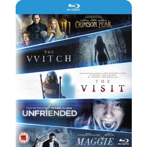 Witch + Crimson Peak + Maggie + The Visit + Unfriended (5x Blu-ray)