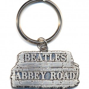 The Beatles Keychain: Abbey Road Sign (Relief) (Die-cast Relief)