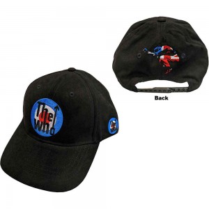 The Who Unisex Baseball Cap: Target & Leap (Black)