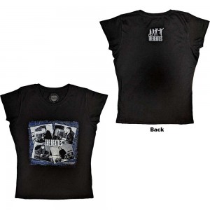 The Beatles Ladies T-Shirt: At The Cavern (Black) (Back Print) (Medium)