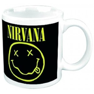 Nirvana Unboxed Mug: Happy Face (White)