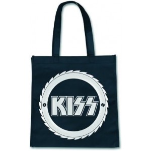 KISS Eco Shopper: Buzzsaw Logo Trend Version (Black) (Back Print)