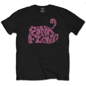 Pink Floyd Unisex T-Shirt: Swirl Logo (Black) (XX-Large)