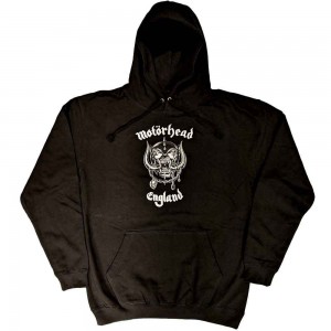 Motorhead Unisex Pullover Hoodie: England (Black) (M)