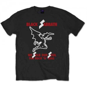Black Sabbath Unisex T-Shirt: Sold our Soul (Black) (Small)