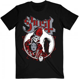 Ghost Unisex T-Shirt: Hi-Red Possession (Black) (X-Large)