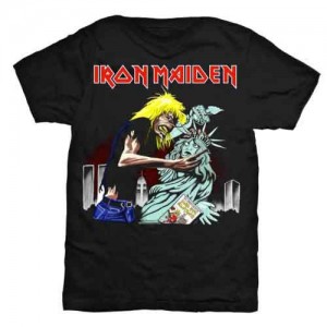 Iron Maiden Unisex T-Shirt: New York (Black) (Medium)