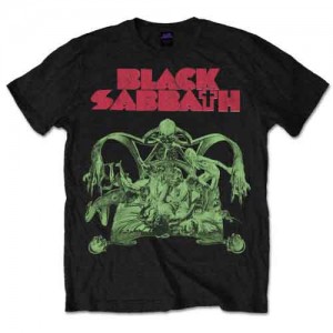 Black Sabbath Unisex T-Shirt: Sabbath Cut-out (Black) (X-Large)