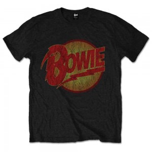 David Bowie Unisex T-Shirt: Diamond Dogs Vintage (Black) (Small)