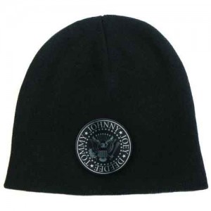 Ramones Unisex Beanie Hat: Presidential Seal (Black)
