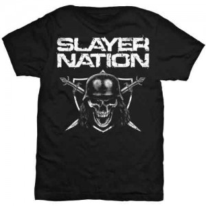 Slayer Unisex T-Shirt: Slayer Nation (Black) (Large)