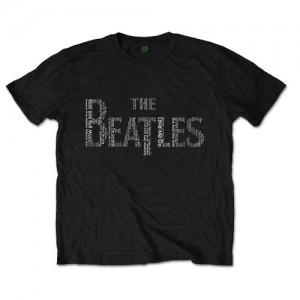 The Beatles Unisex T-Shirt: Drop T Songs (Black) (XX-Large)