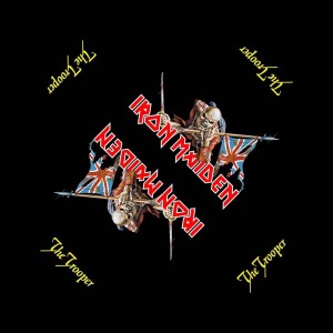 Iron Maiden Unisex Bandana: The Trooper (Black)