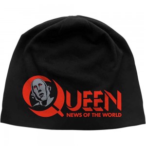 Queen Unisex Beanie Hat: News of the World (Black)