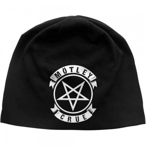 Motley Crue Unisex Beanie Hat: Pentagram (Black)