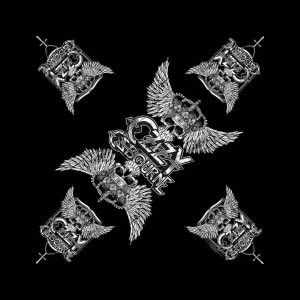 Ozzy Osbourne Unisex Bandana: Skull & Wings (Black)