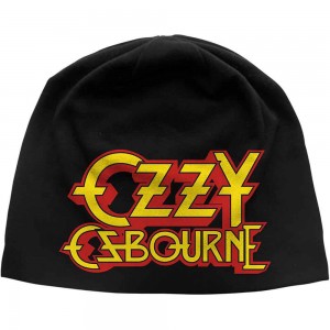 Ozzy Osbourne Unisex Beanie Hat: Logo JD Print (Black)