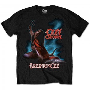 Ozzy Osbourne Unisex T-Shirt: Blizzard of Ozz (Black) (Large)