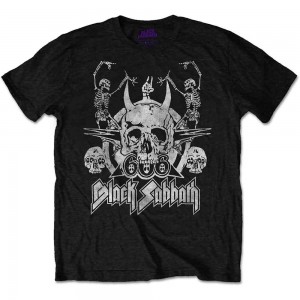 Black Sabbath Unisex T-Shirt: Dancing (Black) (Small)