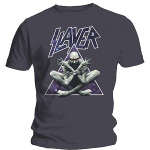 Slayer Unisex T-Shirt: Triangle Demon (Charcoal Grey) (XX-Large)