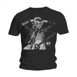 David Bowie Unisex T-Shirt: Acoustics (Black) (XX-Large)