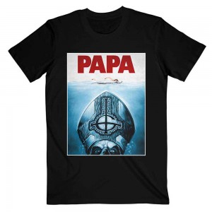 Ghost Unisex T-Shirt: Papa Jaws (Black) (XX-Large)