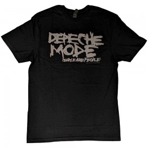 Depeche Mode Unisex T-Shirt: People Are People (Black) (Medium)