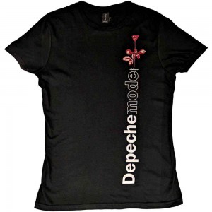 Depeche Mode Ladies T-Shirt: Violator Side Rose (Black) (XX-Large)