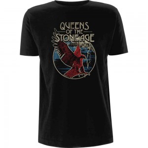 Queens Of The Stone Age Unisex T-Shirt: Eagle (Black) (XX-Large)