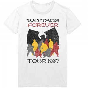 Wu-Tang Clan Unisex T-Shirt: Forever Tour ´97 (White) (Medium)