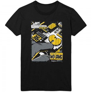 Wu-Tang Clan Unisex T-Shirt: Invincible (Black) (Large)