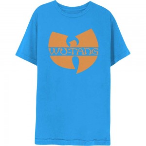 Wu-Tang Clan Unisex T-Shirt: Logo (Blue) (X-Large)
