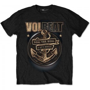 Volbeat Unisex T-Shirt: Anchor (Black) (Large)