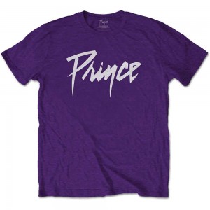 Prince Unisex T-Shirt: Logo (Purple) (Large)