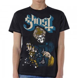 Ghost Unisex T-Shirt: Papa of the World (Black) (Medium)