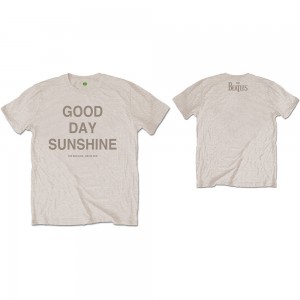 The Beatles Unisex T-Shirt: Good Day Sunshine (Sand) (Back Print) (X-Large)